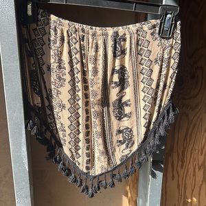 Boho strapless top